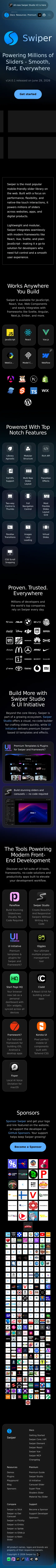Swiper — mobile